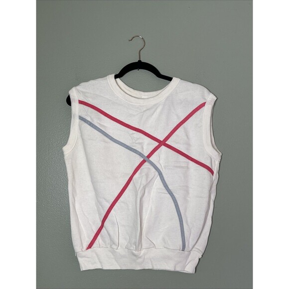 Maverick Sleeveless Sweatshirt Vintage 80s Style Women’s XL Made In USA - Picture 1 of 8